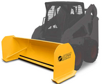 SKID STEER 8' & 10' RUBBER EDGE PUSHER PARTS